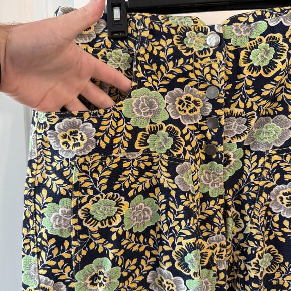 Rachel Comey Bolada Pants Size 10 Color Blue Yellow - Picture 4 of 8